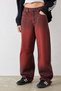 Dari Vintage Thabit Burgundy Color Denim Jeans (Suitable for Heights 170 cm and over)