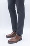 Gr0481 Genuine Leather Brogue Style Top Quality Double Color Thick EVA Sole Sports Classic Brown Shoes - 7