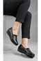 Women's Genuine Leather Full Orthopedic Comfortable Non-Slip Sole Wedge Heel Mother Shoes - 2