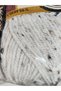 Favori̇ Tweed White Hand Knitting Yarn (3 Pieces) - Color: 100B - 3
