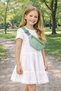 Parachute Fabric Floral Quilted, Faux Detailed Girls' Waist Bag, Girls' Waist Bag - 5