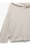 Soft Textured Long Sleeve Hooded Pajama Top - 5
