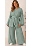 Muslin 100% Cotton Kimono&Pants Set of 2 - 2