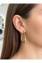 Steel Evil Eye Hoop Earrings