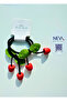 2-Piece Cherry Figured Elastic Buckle for Girls |   Cherry Lacing Buckle - 4