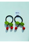 2-Piece Cherry Figured Elastic Buckle for Girls |   Cherry Lacing Buckle - 3