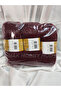 Star Lurex Burgundy Hand Knitting Yarn (3 Pieces) - Color: 035K - 2