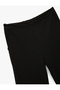 Elastic Waist Basic Wide Leg Trousers - 3