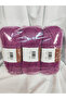 Deluxia Purple Hand Knitting Yarn (3 Pieces) - Color: 051 - 2