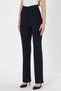 Women's Black Striped High Waist Gathering Spanish Style Palazzo Trousers - 6