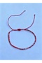 Red Anklet Bracelet Colorful Beaded Anklet