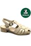 Turito Genuine Leather Comfort Orthopedic Women's Sandals Beige