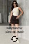 Brown Mini Jean Skirt Mg2099 - 3