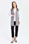 Women's Back and Skirt Openwork Thin Knitwear Vest Smoked - 2