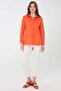 Women's Koton Long Shirt Orange - 6