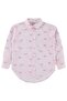 Bowknot Printed 6-9 Years Old Shirt - Pink - 2