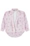 Bowknot Printed 6-9 Years Old Shirt - Pink