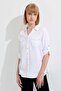 Women's Flap Pocket Shirt White - 8