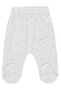 1-9 Months Single Bottom Baby with Star and Moon Print - Ecru