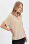 Women's Brooched Maroken Shirt Mink - 7