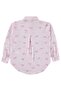 Bowknot Printed 6-9 Years Old Shirt - Pink - 3