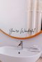 You'Re Wonderful - You'Re Wonderful, Mirror Sticker, for Bathroom Mirror, Wall Home Decoration, Mirror Decor - 4