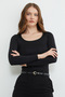 Basic Square Neck Blouse - 3
