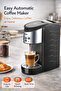 3-in-1 Coffee Maker 1500W | Capsule & Ground Coffee Machine with 1320ml Tank - 6