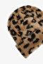 Leopard Patterned Soft Textured Beanie - 2