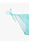 Triangle Bikini Bottom with Drawstrings on the Sides - 5