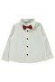 2-5 Years Old Shirt with Bow Tie and Vest - Beige - 4