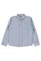Sailboat Embroidered Straw Fabric Shirt for 6-9 Years Old - Blue - 2