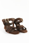 Genuine Leather Brown Heeled Women's Shoes Slipper - Rgn5100 - 2
