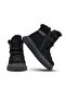 Adia Nubuck Plush Fur Girl's Boots Black - 6
