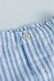 Baby Boys Blue Striped Formal Suit Set with Bow Tie - 5