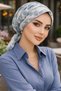 Soft Blue Tone Buckle Bonnet - 2