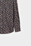 Ds Damat Slim Fit Brown Printed 100% Cotton Shirt - 6