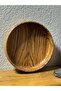 Natural Chestnut Wood Bowl |   20 cm Diameter 4 cm Height |   Presentation, Service and Decoration - 4