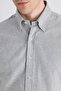 Ds Damat Comfort Gray Gabardine Shirt - 2
