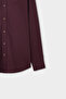 Ds Damat Comfort Burgundy Gabardine Shirt - 6