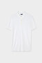 Ds Damat Slim Fit White Plain Knit Summer Rayon Knitwear T-Shirt - 5