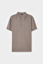 Ds Damat Slim Fit Mink Plain Knit Summer Rayon Knitwear T-Shirt - 5
