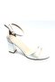 Valinto single strap women's Heeled Shoes white for big sizes - 2