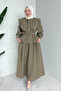 Comfortable Cut Belt Detailed Hijab Women's Skirt Suit 3153 - Special Series - 6