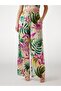 Wide leg satin pants - 5