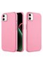 Apple iPhone 12 Compatible Case with Velvet Inside and Erasable Launch Case Pink