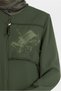 Stone Print Detail Zippered Overcoat 10528 - 4