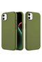 Apple iPhone 11 Compatible Case with Velvet Inside and Erasable Launch Case Dark Green