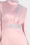 Stone Embroidered Satin Evening Dress 50257 - 4