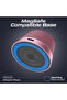 Punch 3W Bluetooth Magnetic Base Portable Speaker (Pink) - 4